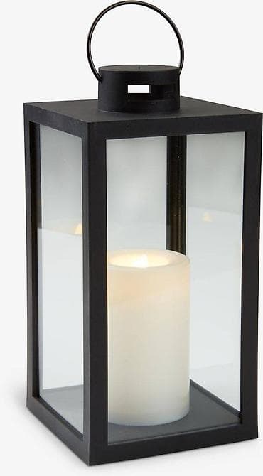 Novogodisnji fenjer (13x13x26cm) crna sa LED svecom Fenjer u na lalafo.rs — 2 Novogodisnji fenjer (13x13x26cm) crna sa LED svecom Fenjer u — 2