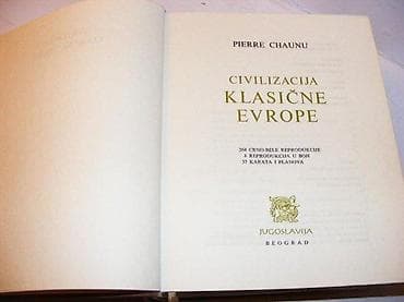 Civilizacija klasične evropeautor : pierre chaunuizdavač: jugoslavija na lalafo.rs Civilizacija klasične evropeautor : pierre chaunuizdavač: jugoslavija