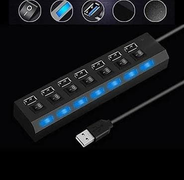 USB HUB 7 Porta 2.0 HI-SPEED sa Prekidačem - Bele 🔌 Dobrodošli u na lalafo.rs — 2 USB HUB 7 Porta 2.0 HI-SPEED sa Prekidačem - Bele 🔌 Dobrodošli u — 2