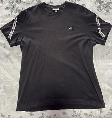 Men's T-shirt Lacoste, bоја - Crna na lalafo.rs — 1 Men's T-shirt Lacoste, bоја - Crna — 1