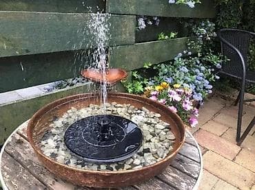 Solarna plutajuća fontana za bašte, jezerca i pojilice za ptice - na lalafo.rs Solarna plutajuća fontana za bašte, jezerca i pojilice za ptice -