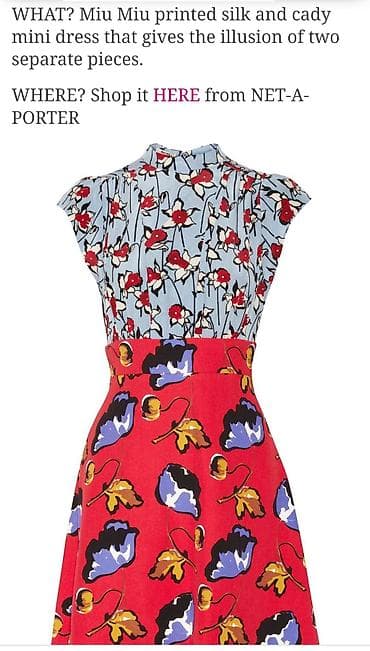 MIU MIU - Prada, preslatka vesela cvetna haljina, original. Floral na lalafo.rs — 7 MIU MIU - Prada, preslatka vesela cvetna haljina, original. Floral — 7