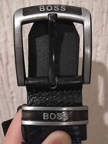 Novi muski kozni markirani kais Hugo Boss u crnoj boji. Zemlja porekla na lalafo.rs — 2 Novi muski kozni markirani kais Hugo Boss u crnoj boji. Zemlja porekla — 2