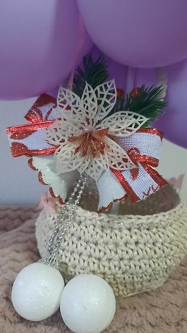 Dekorativna korpa sa balonima – ručni rad Korpica moze biti na lalafo.rs — 4 Dekorativna korpa sa balonima – ručni rad Korpica moze biti — 4