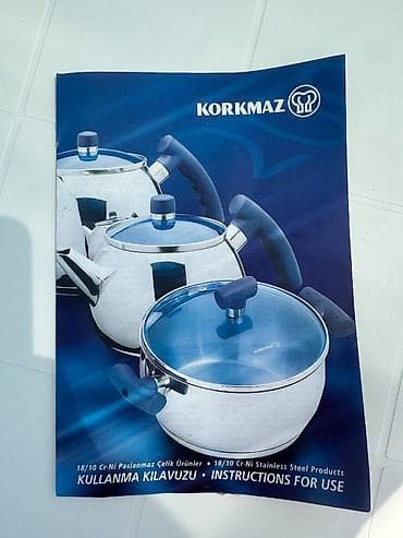 Korkmaz šerpa od nerđajućeg čelika sa poklopcem - Brend: Korkmaz - na lalafo.rs — 1 Korkmaz šerpa od nerđajućeg čelika sa poklopcem - Brend: Korkmaz - — 1