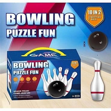 Kids' Sports Toys: BOWLING PUZZLE FUN – set za kućni kuglanje - Komplet “10 in 2”: 10 at lalafo.rs — 1 Kids' Sports Toys: BOWLING PUZZLE FUN – set za kućni kuglanje - Komplet “10 in 2”: 10 — 1