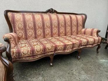 Stilske garniture: Stilska garnitura - EXTRA STANJE Trosed i dve fotelje 🛋️ Garnitura na lalafo.rs — 4 Stilske garniture: Stilska garnitura - EXTRA STANJE Trosed i dve fotelje 🛋️ Garnitura — 4