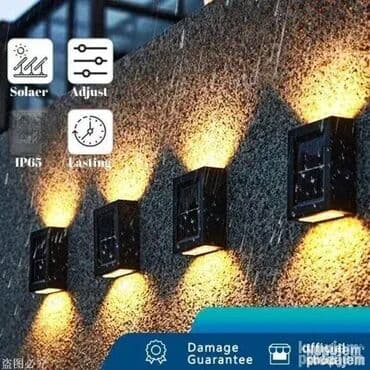 Solarne dekorativne zidne lampe 2 komada u pakovanju. solarne na lalafo.rs Solarne dekorativne zidne lampe 2 komada u pakovanju. solarne