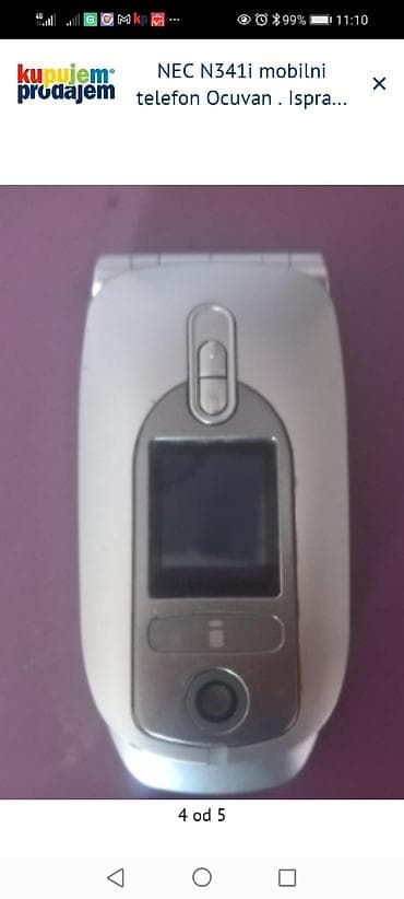 NEC N341i – preklopni mobilni telefon - Model: NEC N341i - Dizajn na lalafo.rs — 4 NEC N341i – preklopni mobilni telefon - Model: NEC N341i - Dizajn — 4