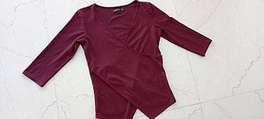Nova Bershka burgundi bodi-majica/ bluza - S. Interesantnog kroja, na na lalafo.rs — 2 Nova Bershka burgundi bodi-majica/ bluza - S. Interesantnog kroja, na — 2