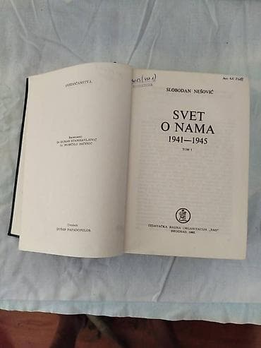 Other: Svet o nama 5
Slobodan Nešović Rad Beograd 1983
Tom 1 at lalafo.rs — 3 Other: Svet o nama 5
Slobodan Nešović Rad Beograd 1983
Tom 1 — 3