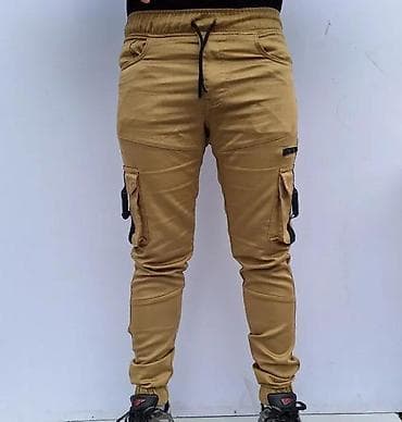 pantalone gina benotti: Muške cargo pantalone – bež/karamel boja - Kroj: slim/skinny nogavice na lalafo.rs — 4 pantalone gina benotti: Muške cargo pantalone – bež/karamel boja - Kroj: slim/skinny nogavice — 4