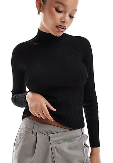 zenske original guess: ZARA ženska rolkaod rebrastog pletiva - Boja: crna - Model: uski na lalafo.rs — 1 zenske original guess: ZARA ženska rolkaod rebrastog pletiva - Boja: crna - Model: uski — 1