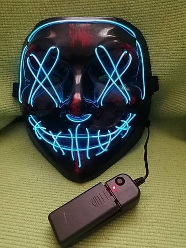 Svetleća maska Specifikacije: Materijal: PVC + Elekricne zice na lalafo.rs — 3 Svetleća maska Specifikacije: Materijal: PVC + Elekricne zice — 3