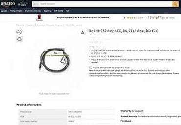 kom sa etiketom: Dell HH932 / 0HH932 LED Status Indicator Light Cable – dužina 2 ft at lalafo.rs — 8 kom sa etiketom: Dell HH932 / 0HH932 LED Status Indicator Light Cable – dužina 2 ft — 8