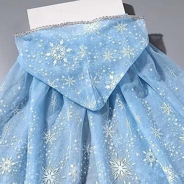 Prelep ogrtac za devojčice sa kapuljačom, inspirisan Frozen (Elsa) na lalafo.rs — 4 Prelep ogrtac za devojčice sa kapuljačom, inspirisan Frozen (Elsa) — 4