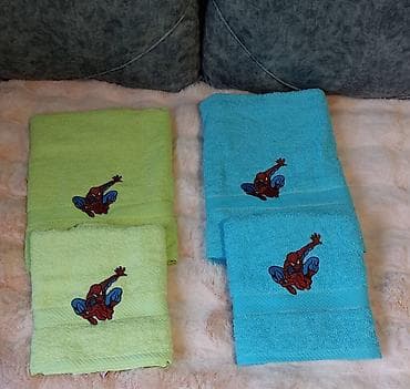 Dečiji set peškira sa izvezenim likovima crtanih junaka. - na lalafo.rs — 2 Dečiji set peškira sa izvezenim likovima crtanih junaka. - — 2