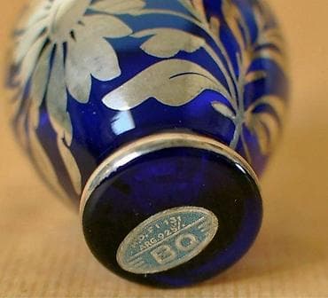 Mala vaza od Murano stakla Blue Pattern Silver Art. Prelepa mala at lalafo.rs — 5 Mala vaza od Murano stakla Blue Pattern Silver Art. Prelepa mala — 5