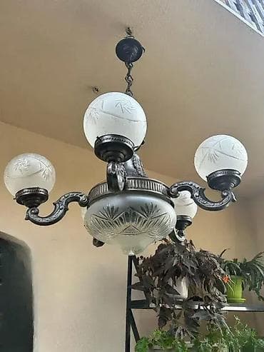 Antique Lamps: Stari secesijski salonski luster Stari salonski luster U odličnom at lalafo.rs — 5 Antique Lamps: Stari secesijski salonski luster Stari salonski luster U odličnom — 5