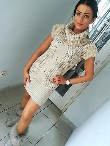 Hajina rolka tunika džemper premekana trikotaža Sa prirodnim krznom na na lalafo.rs — 4 Hajina rolka tunika džemper premekana trikotaža Sa prirodnim krznom na — 4