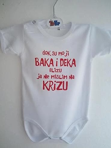 Bebi bodiji sa šaljivim natpisima – kratki rukavi Mere 56-62 dvobroj at lalafo.rs — 9 Bebi bodiji sa šaljivim natpisima – kratki rukavi Mere 56-62 dvobroj — 9