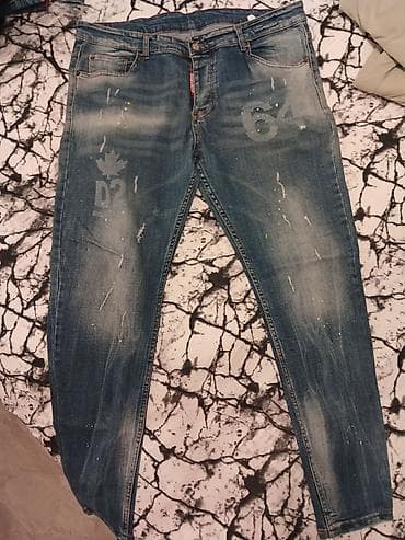 Dsquared2 muške farmerke - Model: džins sa efektom ispranog i na lalafo.rs Dsquared2 muške farmerke - Model: džins sa efektom ispranog i