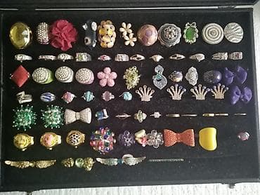 Novi ženski prsteni -svi zajedno-gomila novi različiti - ima po neki i na lalafo.rs — 3 Novi ženski prsteni -svi zajedno-gomila novi različiti - ima po neki i — 3