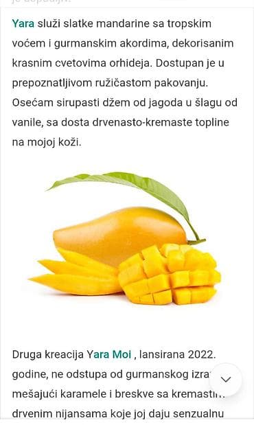 Yare 50 ml
2500 din
U objavi opis svih modela
Dok traju zalihe at lalafo.rs — 4 Yare 50 ml
2500 din
U objavi opis svih modela
Dok traju zalihe — 4
