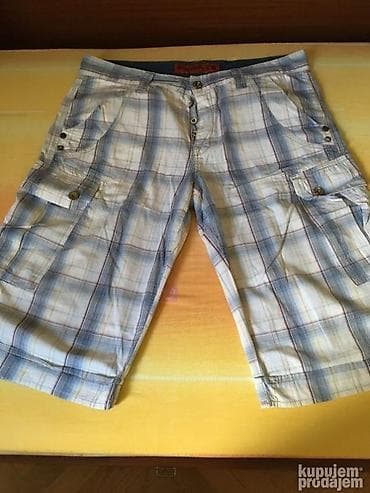 Muške bermude br. 50, lagan materijal, kariran belo-plavi dezen at lalafo.rs — 6 Muške bermude br. 50, lagan materijal, kariran belo-plavi dezen — 6