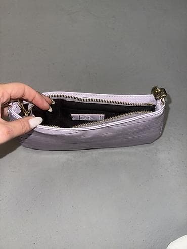 Zara Mini torbica za rame – svetloljubičasta, kroko tekstura - na lalafo.rs — 2 Zara Mini torbica za rame – svetloljubičasta, kroko tekstura - — 2