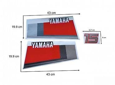 Nalepnice za pentu - Yamaha 15 - 1620 📌 Opis: Samolepljive nalepnice na lalafo.rs Nalepnice za pentu - Yamaha 15 - 1620 📌 Opis: Samolepljive nalepnice