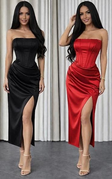 04. 🤍 Haljina saten 3.700 dinara 🤍 L na lalafo.rs 04. 🤍 Haljina saten 3.700 dinara 🤍 L