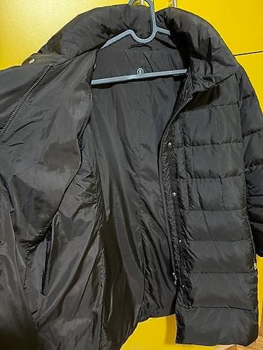 Ženska zimska jakna – crna, prošivena, duža - Model: puffer/duks at lalafo.rs — 3 Ženska zimska jakna – crna, prošivena, duža - Model: puffer/duks — 3