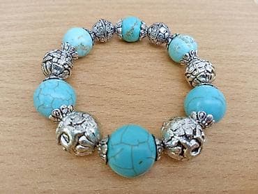 Narukvica tirkizni Haulit 2 Narukvica tirkizni Haulit, poludragi na lalafo.rs Narukvica tirkizni Haulit 2 Narukvica tirkizni Haulit, poludragi