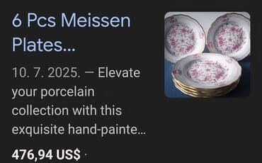 Crystals and minerals: Tanjiri 8 kom.Meissen Indian Pink Flowers.4g. Meissen tanjiri 8 at lalafo.rs — 9 Crystals and minerals: Tanjiri 8 kom.Meissen Indian Pink Flowers.4g. Meissen tanjiri 8 — 9