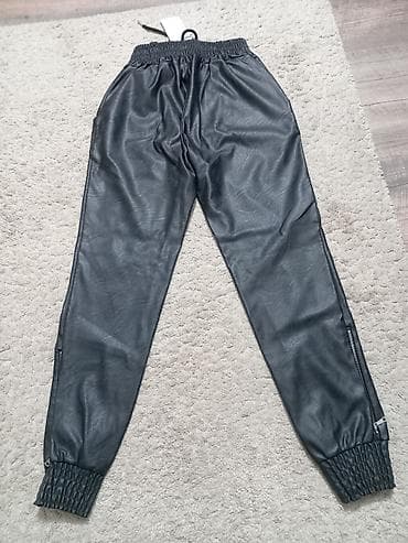 pantalone butiku ali: Crne ženske pantalone od eko kože M veličina-novo - Materijal: mekana na lalafo.rs — 2 pantalone butiku ali: Crne ženske pantalone od eko kože M veličina-novo - Materijal: mekana — 2