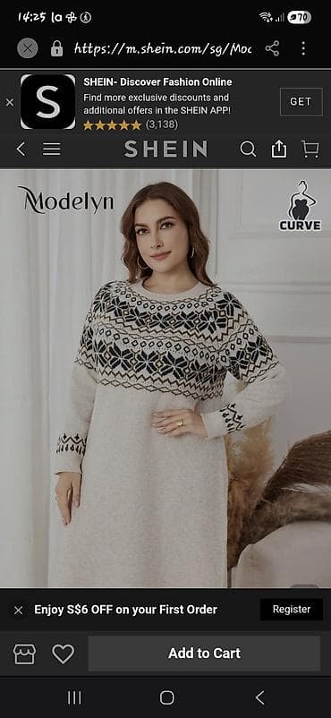 Pleteni džemper-haljina Modelyn (linija CURVE) - Boja: svetlo bež - na lalafo.rs — 3 Pleteni džemper-haljina Modelyn (linija CURVE) - Boja: svetlo bež - — 3