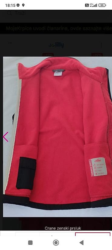 zenske broj: RASPRODAJA!!Crni ženski prsluk marke Crane, idealan za letnje at lalafo.rs — 4 zenske broj: RASPRODAJA!!Crni ženski prsluk marke Crane, idealan za letnje — 4