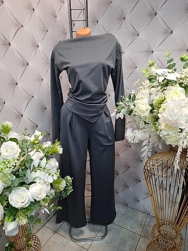 💫Elegantni ženski komplet – bluza i pantalone sa širokim nogavicama na lalafo.rs 💫Elegantni ženski komplet – bluza i pantalone sa širokim nogavicama