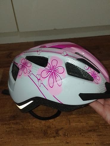 Dečija biciklistička kaciga vel 49-54 obim sa cvetnim dizajnom - na lalafo.rs — 2 Dečija biciklistička kaciga vel 49-54 obim sa cvetnim dizajnom - — 2