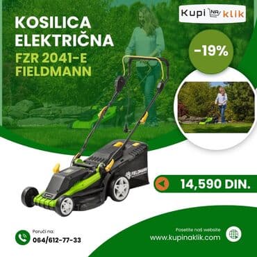 Hammers: Električna kosilica FIELDMANN FZR 2041-E - Tip: električna rotaciona at lalafo.rs — 1 Hammers: Električna kosilica FIELDMANN FZR 2041-E - Tip: električna rotaciona — 1