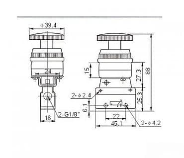 dve suknje po: STOP pneumatski ventil 1/8" Opis: - Ručni sigurnosni STOP ventil sa at lalafo.rs — 3 dve suknje po: STOP pneumatski ventil 1/8" Opis: - Ručni sigurnosni STOP ventil sa — 3