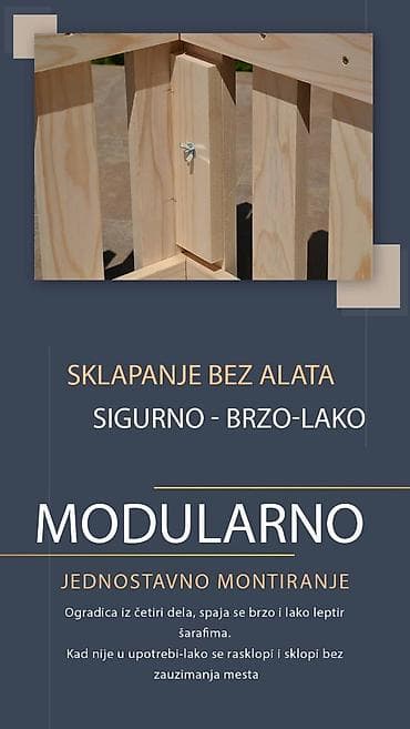 za svaki dan: Drvena ogradica za pse i ljubimce Za sve one koji svog psa ne vide at lalafo.rs — 8 za svaki dan: Drvena ogradica za pse i ljubimce Za sve one koji svog psa ne vide — 8