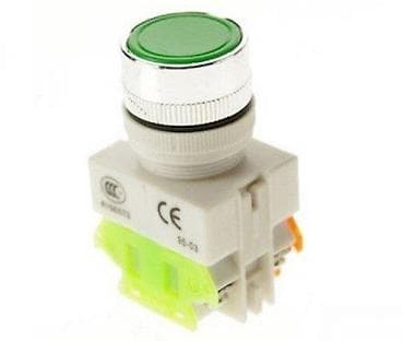 Industrijski taster – zelena glava, NO + NC, 10A - Tip: momentni na lalafo.rs Industrijski taster – zelena glava, NO + NC, 10A - Tip: momentni