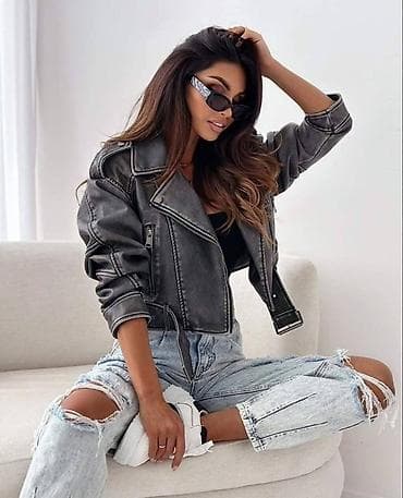 kozna jakna sa: Oversize model 😊 na lalafo.rs — 3 kozna jakna sa: Oversize model 😊 — 3