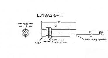 dve suknje po: Induktivni senzor blizine LJ18A3-5 - Tip: induktivni, cilindrični - at lalafo.rs — 2 dve suknje po: Induktivni senzor blizine LJ18A3-5 - Tip: induktivni, cilindrični - — 2
