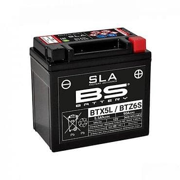 BS Battery BTX5L / BTZ6S SLA motociklistički akumulator je fabrički at lalafo.rs BS Battery BTX5L / BTZ6S SLA motociklistički akumulator je fabrički