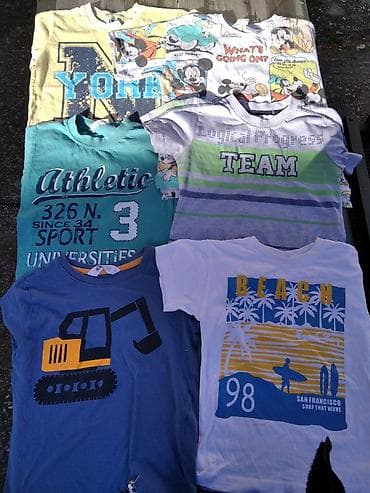 Paket majica br. 104 u dobrom stanju. Paket ima 6 kom. majica na lalafo.rs — 1 Paket majica br. 104 u dobrom stanju. Paket ima 6 kom. majica — 1