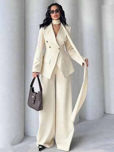 🔥Ženski elegantni komplet – sako i široke pantalone
✅3600 din na lalafo.rs — 4 🔥Ženski elegantni komplet – sako i široke pantalone
✅3600 din — 4