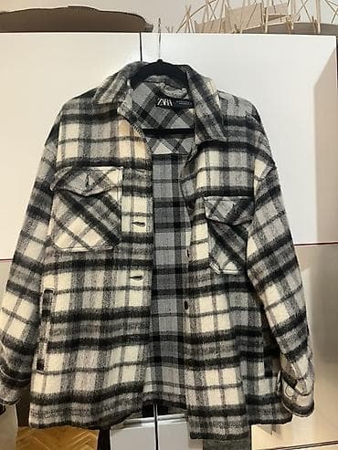 ZARA karirana košulja‑jakna (shacket) - Brend: ZARA - Veličina: M na lalafo.rs ZARA karirana košulja‑jakna (shacket) - Brend: ZARA - Veličina: M